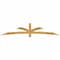Ekena Millwork Davenport Rough Sawn Timber Gable Bracket, Western Red Cedar, 108"W x 22"H x 4"D x 4"F, 5/12 Pitch GBW108X22X0404DAV00RWR - alternate 1